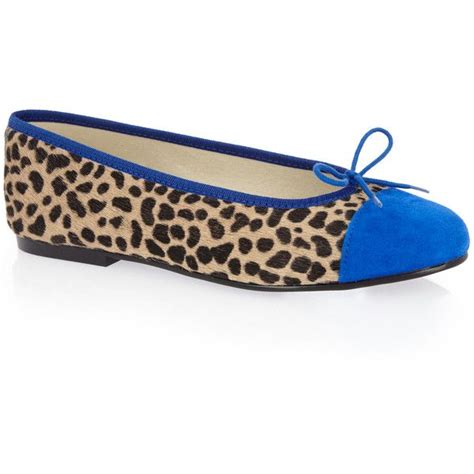 Leopard Ponyhair Ballet Flats 165 Aud Liked On Polyvore Featuring