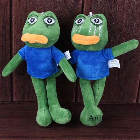 Frog Pepe Sad Frog Plush Doll Soft Stuffed Animals Feels Bad Man Plush