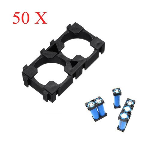 50pcs 2 Series 18650 Lithium Battery Support Combination Fixed Bracket