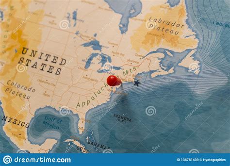 A Pin On New York United States In The World Map Stock