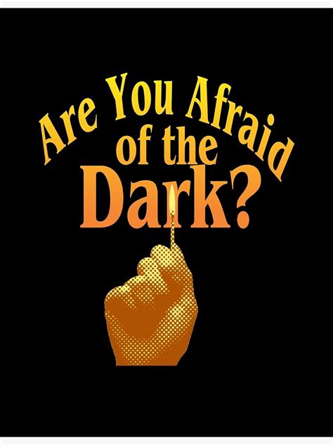 Are You Afraid Of The Dark Poster For Sale By Double Ghost Redbubble
