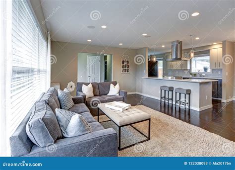 Open Concept Living Room With Lots Of Light Stock Image Image Of