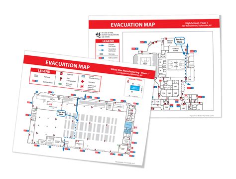 Fire Evacuation Maps Fire Safety Building Maps