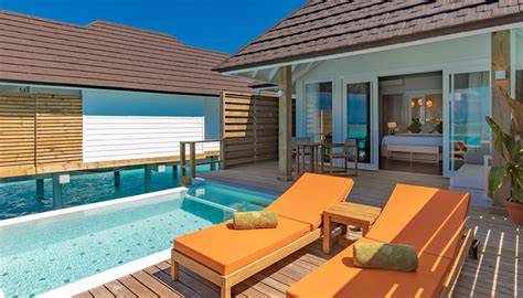 Olhuveli Beach Spa Resort Maldives Beach Villa Pools 4 Star Resort