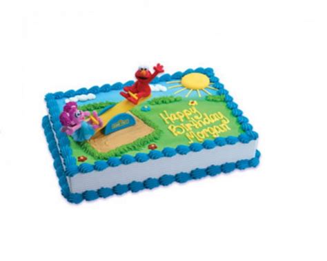 Wal Mart Bakery Sesame Street Elmo And Abby Cadabby Cake Decoset