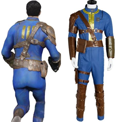 Fallout 4 Costume Nate Vault 111 Cosplay Jumpsuit Uniform Cosplay