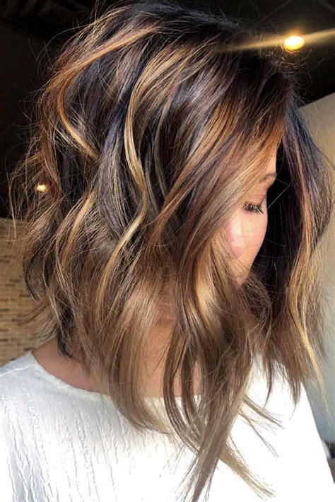 This bob is longer than the usual ones, but it is still very charming because it has a lovely cut and the color is hand painted red violet balayage, and you should style it by brushing it sideways to. 77 Ideas Of Inverted Bob Hairstyles To Refresh Your Style ...