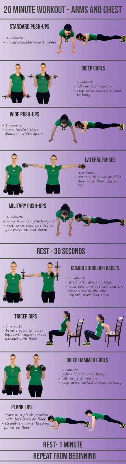 20 Minute Workout To Get Toned And Strong Arms Fitness Workouts Sport