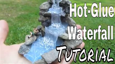 Hot Glue Waterfall Tutorial Youtube