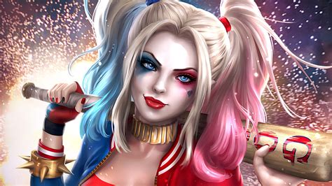 Harley Quinn Hd Wallpaper Background Image 3508x1973