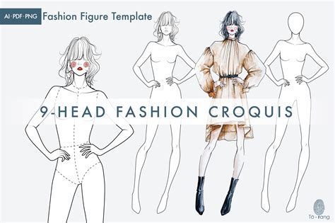 Female Fashion Croquis Back