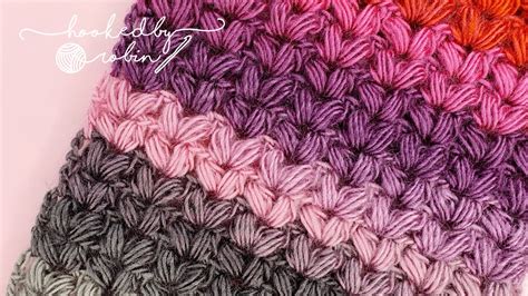 Crochet Puff V Stitch Stitch Tutorial One Row Repeat Youtube