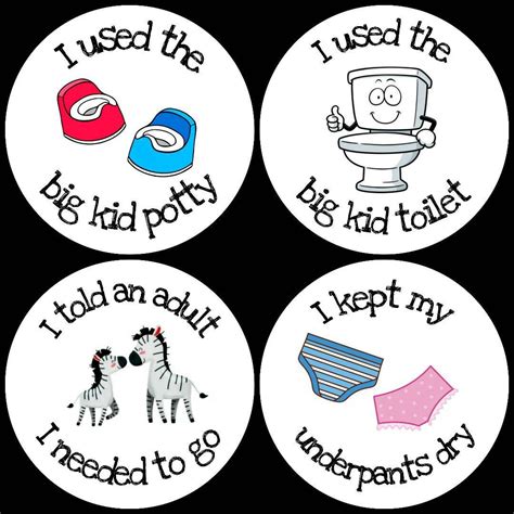 Potty Training Stickers Toilet Trainingreward Stickers Etsy