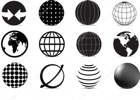 Globe Icons Stock Vector By ©joingate 3162094