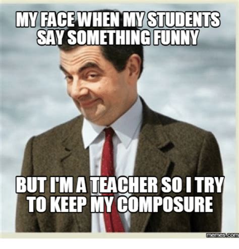 Teacher Meme Trying Not To Laugh Faculty Loungers Ts For Teachers