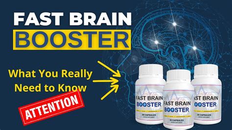 Fast Brain Booster Review ⚠️you Need To Know⚠️ Fast Brain Booster