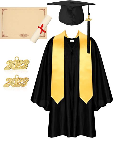 Buy 2 Sets Preschool Kindergarten Graduation Cap Black Graduation Gown