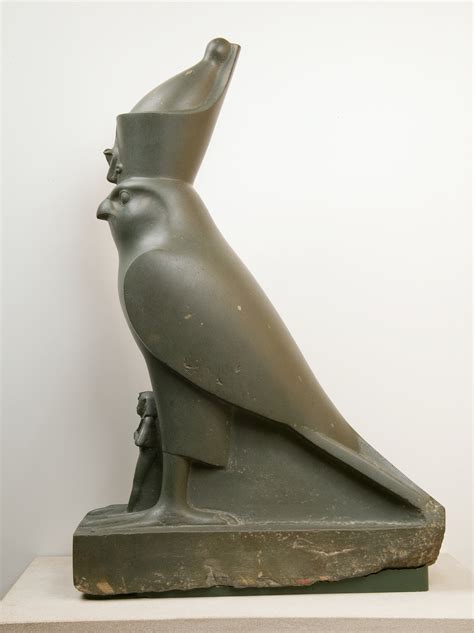 God Horus Protecting King Nectanebo Ii Late Period The Metropolitan Museum Of Art