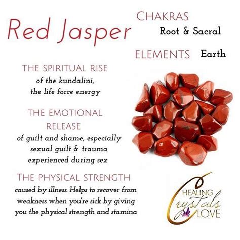 The Power Of Red Jasper Follow👉 Crystalsntherapy Follow👉