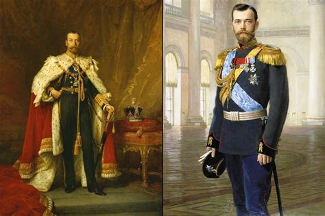 Почему Николай Ii и английский король Георг V очень похожи друг на