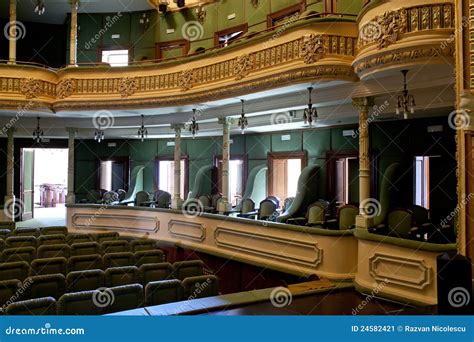 Theater Interior Stock Image Image Of Orange 1901 Paint 24582421