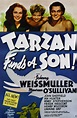 Tarzan Finds a Son, starring Johnny Weissmuller, Maureen O'Sullivan and ...
