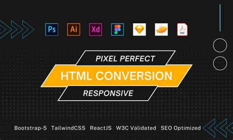 Convert Psd Xd Figma And Sketch To Html Or React Js By Mostafijmf Fiverr