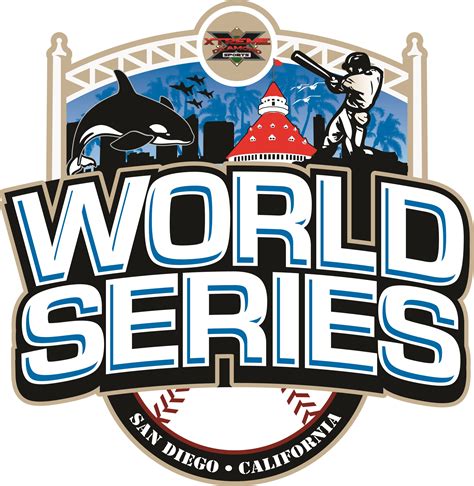 Vizuální Zvětšení Akumulovat Baseball World Series Logo Přiblížit Oba
