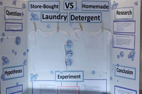 My Daughter S Homemade Laundry Detergent Science Project Science Fair Projects Science Fair