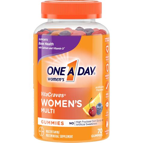 One A Day Womens Vitacraves Multivitamin Gummies 70 Count Shop Your
