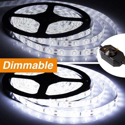 66ft Dimmable Led Strip Lights Kit Ul Listed Power Supply 6000k