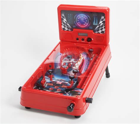 Standing Or Tabletop Electronic Pinball Game W Lights And Sounds