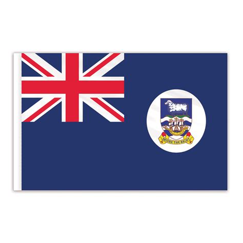 Falkland Islands Indoor Nylon Flag 5x8
