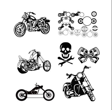 Motorcycle Svg Motorcycle Monogram Svg Decal Svg Files Etsy
