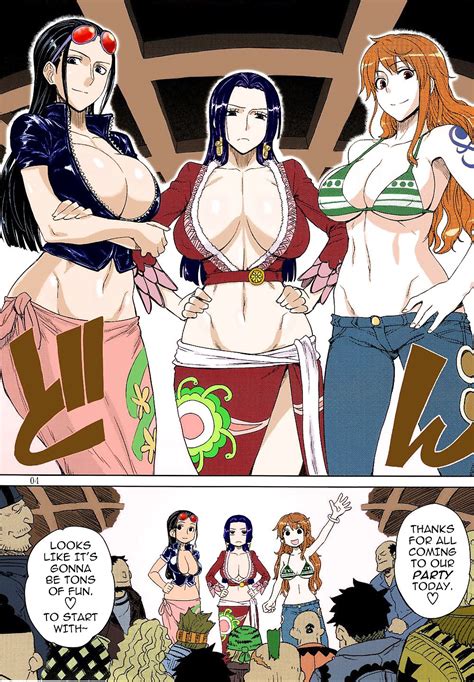 Hentai Version Of One Piece Nami Nico Robin And Boa Hancock Porn
