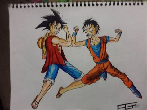 Goku Vs Luffy By Pmgv On Deviantart