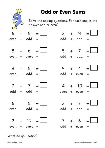 Odd Even Numbers Worksheet Grade 3
