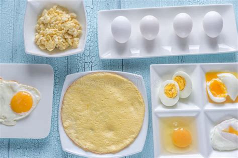 Variety Of Egg Dishes Stock Image Image Of Ingredient 102918921