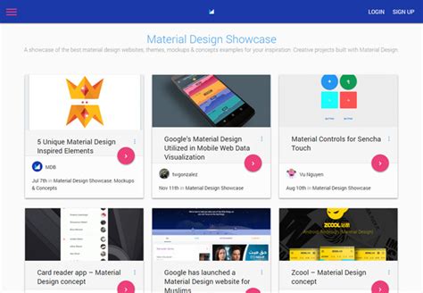 11 Sites To Help You Find Material Design Inspiration