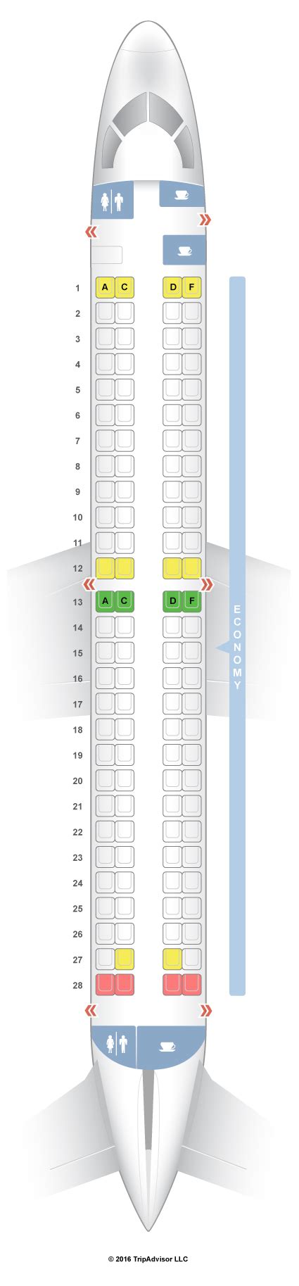 Seatguru Seat Map Swiss Embraer 190 E90