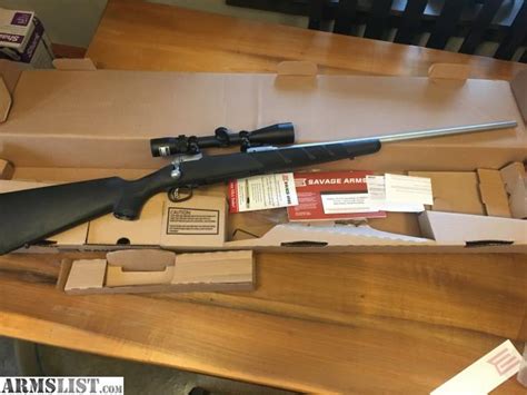 ARMSLIST For Sale Savage Model Stainless Win Mag With Scope And Box
