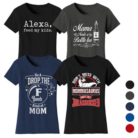 Womens Funny Mom T Shirts Ebay