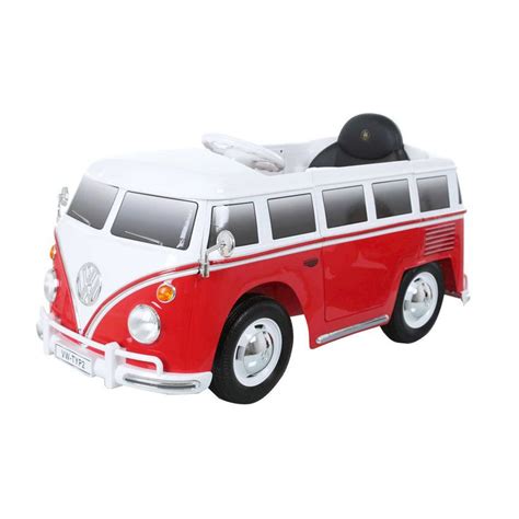 Rollplay Vw Bus 6 Volt Battery Powered Ride On Vehicle Red Walmart