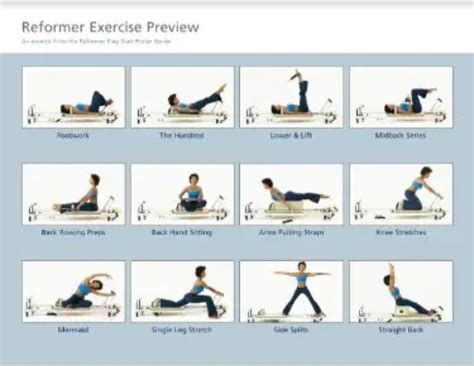 Pilates Reformer Workout Chart Blog Dandk