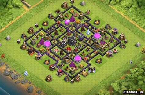 Copy Base Town Hall 9 Th9 Square Farming Base With Link 7 2019