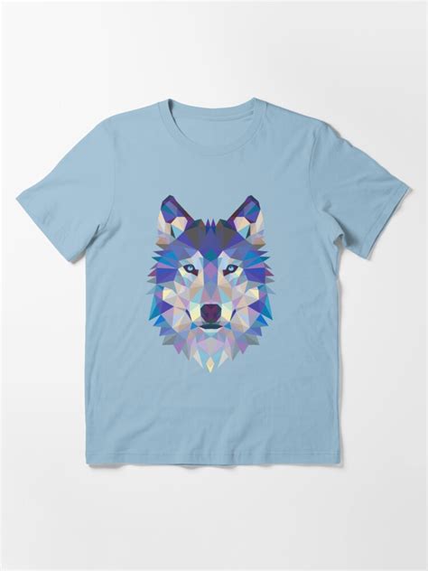 Geometric Wolf T Shirt For Sale By Esotericexposal Redbubble Geo