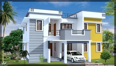 Modern Luxury House Elevation At 1900 Sqft