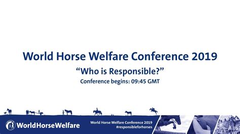 World Horse Welfare Conference 2019 Youtube