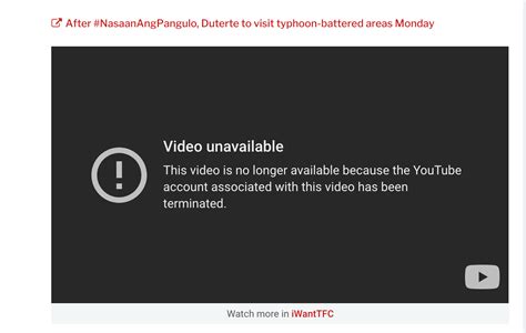 Abs Cbn News Youtube Channel Down Account Terminated
