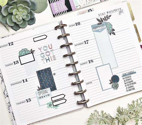 Layout Inspo Happy Planner Layout Happy Planner 365 Planner
